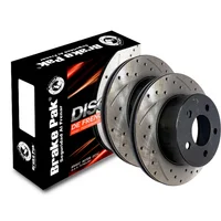 Set X2 Discos De Freno Brake Pak Para  Jeep Limited High Performance