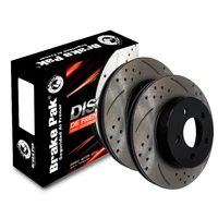 Set X2 Discos De Freno Brake Pak Para  Jeep Renega High Performance