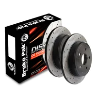 Set X2 Discos De Freno Brake Pak Para  Jeep Gran Cherokee Modelo 2005