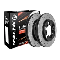 Set X2 Discos De Freno Brake Pak Para  Nissan  D21 2.4 4X2 High Performance