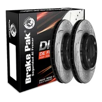 Set X2 Discos De Freno Brake Pak Para  Renault Sandero 1.6 High Performance