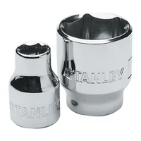 Dado Cubo Métrico 6 Puntas Encastre 3/8 Pulgadas 7 mm Stanley
