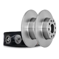 Set X2 Discos De Freno Brake Pak Para  Volkswagen  Caddy Iii
