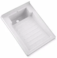 Lavadero Plastico 60cm x 45cm Alta Resistencia Blanco