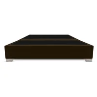 Base Cama Premium Top Dividida Queen 160X190Cm Ecocuero Café