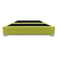 Base Cama Premium Top Dividida King 200X200Cm Ecocuero Verde
