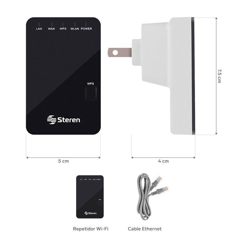 Repetidor y Punto de Acceso Wifi de Pared STREEN