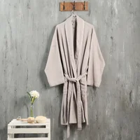 Bata de Baño Mujer 280gr 68x113 cm Gris
