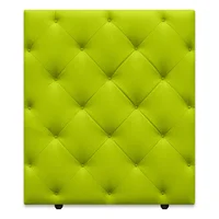 Cabecero para Cama King Diamond de Piso 200X120Cm Microfibra Verde