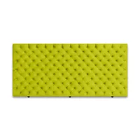 Cabecero para Cama Semidoble Fantasy de Piso 120X120Cm Ecocuero Verde