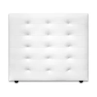 Cabecero para Cama King Four de Piso 200X120Cm Microfibra Blanco