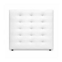 Cabecero para Cama Sencilla Horse de Piso 90x120cm Microfibra Blanco