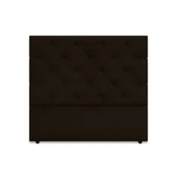 Cabecero para Cama King London de Piso 200X120Cm Microfibra Café