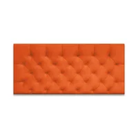 Cabecero para Cama King Fantasy Flotante 200X60Cm Ecocuero Naranja