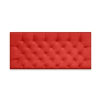 Cabecero para Cama Sencilla Fantasy Flotante 90X60Cm Microfibra Rojo