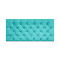 Cabecero para Cama Semidoble Fantasy Flotante 120X60Cm Microfibra Azul