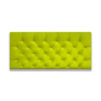 Cabecero para Cama Sencilla Fantasy Flotante 100X60Cm Microfibra Verde