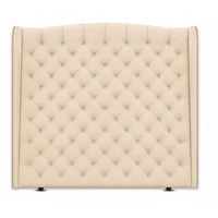 Cabecero para Cama King Luxury de Piso 200x150cm Tela Piel de Durazno Beige