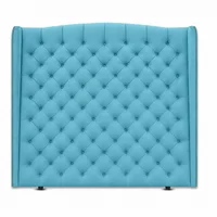 Cabecero para Cama Queen Luxury de Piso 160x150cm Tela Piel de Durazno Turqueza