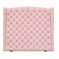 Cabecero para Cama Semidoble Luxury de Piso 120x150cm Tela Piel de Durazno Rosa