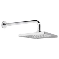 Regadera Cuadrada 20 Cm Con Brazo