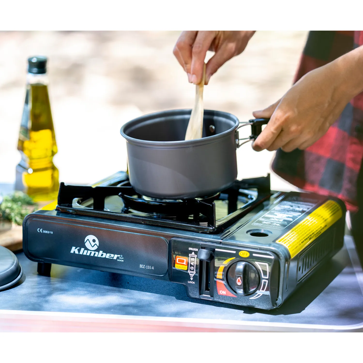 Estufa De Gas Para Camping - 7800W, Portátil, Impermeable, Ideal Para Aire Libre, Senderismo Y Picnics