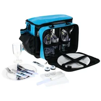 Nevera Picnic Textil Set 4 Personas 56x40x33.5 cm