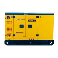 Planta Eléctrica Cabinada 16 Kva Trifásica, Diesel 1800 RPM Tablero Digital