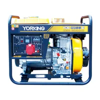 Planta Eléctrica Abierta  5,5 Kva  Bifásica, Diesel 3600 Rpm Tablero Análogo