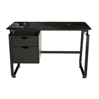 Mesa de Escritorio 120x60x75cm Madera/Vidrio