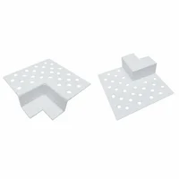 Accesorio Esquina Externa Junta Control Z6 mm x 10 mm Blanco  x 20 Unidades