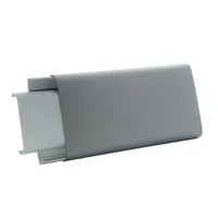 Perfil Guarda Camilla PVC 15 Cms Gris Plata x 4 Unidades