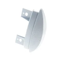 Accesorio Puntera Remate Guarda Camilla Media Luna 12 Cms Blanco  x 16 Unidades