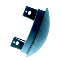 Accesorio Puntera Remate Guarda Camilla Media Luna 12 Cms Azul Quirurgico x 16 Unidades