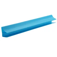 Accesorio Perfil Perimetral Corniza PVC 10 mm x 4 Mts Azul Pastel x 50 Unidades