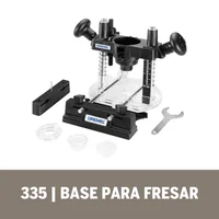 Base Para Fresar 335 Complemento Para Mototool Dremel