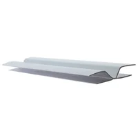 Perfil Union Angular PVC 10 mm x 3 Mts Gris Claro x 50 Unidades