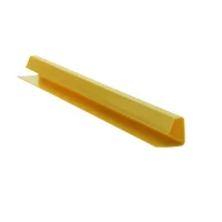 Perfil Terminal U en PVC 10 mm x 6 Mts Madera Claro x 50 Unidades