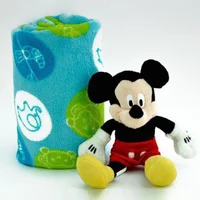 Cobija 90X110 Cm + Peluche 27 Cm Mickey Mouse