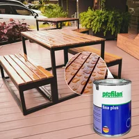 Pintura para madera en exterior base agua color caoba 0.75 lts profilan fina plus