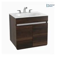 Mueble de Baño Nogal con Lavamanos Aluvia 60 x 45 cm Corona