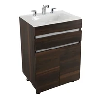 Mueble de Baño Nogal con Lavamanos Aluvia 60 cm Corona