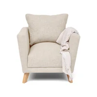Poltrona Montecarlo 90x80x80cm Trigo