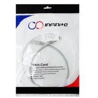 Patch Cord Categoría 6 de 50 Centímetros Gris x3 Und
