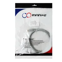 Patch Cord Categoría 6 de 1 Metro Gris x3 Und