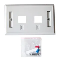 Faceplate 2 Puertos x5 Und