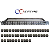 Patch Panel Categoría 6a de 48 Puertos Blindado
