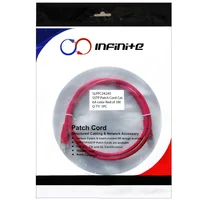 Patch Cord Categoría 6a de 3 Metros Rojo