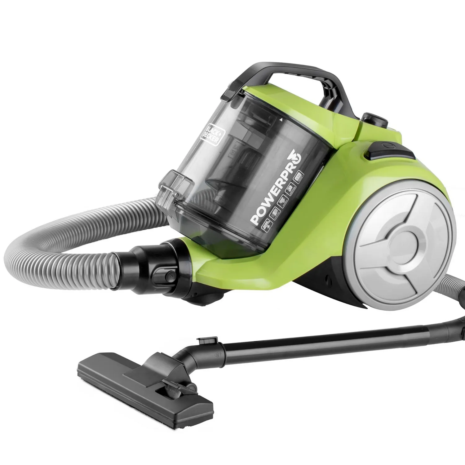 Aspiradora BLACK+DECKER  Power Pro con Succión Continua y Filtro Lavable de 2.5 Litros VCBD8530