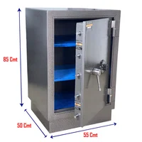 Atlantis Caja Fuerte Clave Mecánica Acero Ref 2000 Seguridad Alta 85 cm X 55 cm X 50 cm